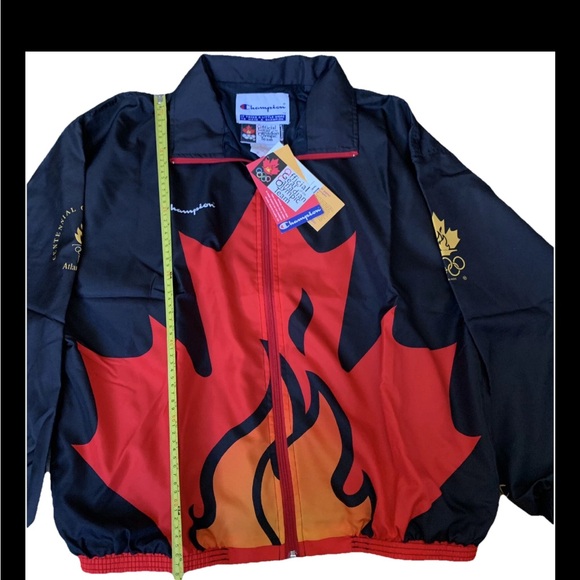 Olympic Atlanta 1996 Official Gear Canadian Team Champion Vintage Jacket XL NWT - Picture 5 of 11